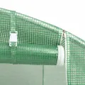 Serre avec cadre en acier vert 8 m² 4x2x2 m