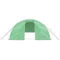 Serre avec cadre en acier vert 24 m² 6x4x2 m