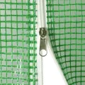 Serre avec cadre en acier vert 24 m² 6x4x2 m