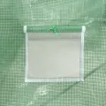 Serre avec cadre en acier vert 24 m² 6x4x2 m