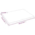 Dessus de table bois chêne massif non traité bordure assortie