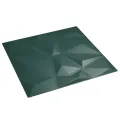 Panneaux muraux 24 pcs vert 50x50 cm XPS 6 m² losange