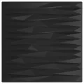 Panneaux muraux 24 pcs noir 50x50 cm XPS 6 m² pierre