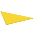 Panneaux muraux 12 pcs Jaune clair 30x30 cm Tissu 0,54 m²
