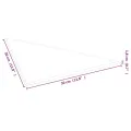 Panneaux muraux 12 pcs Jaune clair 30x30 cm Tissu 0,54 m²