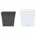 Jardinière et intérieur amovible blanc 21 /32 L rotin PP