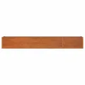 Lit surélevé de jardin rouillé 320x40x45 cm acier corten