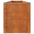 Lit surélevé de jardin rouillé 320x40x45 cm acier corten
