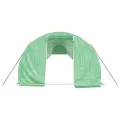 Serre avec cadre en acier vert 66 m² 22x3x2 m