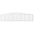 Paniers à gabions arqués 15 pcs 400x50x80/100 cm Fer galvanisé
