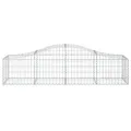 Paniers à gabions arqués 9 pcs 200x50x40/60 cm fer galvanisé