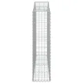 Paniers à gabions arqués 13 pcs 200x30x120/140 cm Fer galvanisé