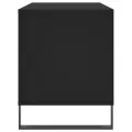 Armoire à disques noir 100x38x48 cm bois d'ingénierie