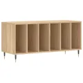 Armoire à disques chêne sonoma 100x38x48 cm bois d'ingénierie