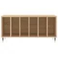 Armoire à disques chêne sonoma 100x38x48 cm bois d'ingénierie