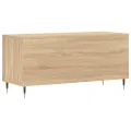 Armoire à disques chêne sonoma 100x38x48 cm bois d'ingénierie