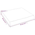 Dessus de table bois massif traité bordure assortie