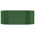 Lit surélevé de jardin Acier enduit de poudre 175x100x68cm Vert