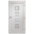 Porte d'entrée Blanc 98x208 cm