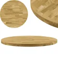 Dessus de table Bois de chêne massif Rond 44 mm 400 mm