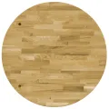 Dessus de table Bois de chêne massif Rond 44 mm 400 mm