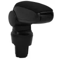 Accoudoir de voiture noir 13x33x(33-49) cm ABS