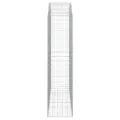Panier de gabions arqué 200x50x200/220 cm Fer galvanisé