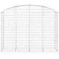 Panier de gabions arqué 200x50x140/160 cm Fer galvanisé