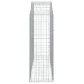 Panier de gabions arqué 200x50x140/160 cm Fer galvanisé