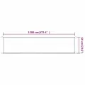 Auvent vertical Bleu 60x1200 cm Tissu oxford