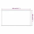 Auvent vertical Terre cuite 200x360 cm Tissu oxford