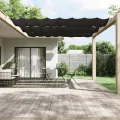 Auvent vertical Anthracite 180x800 cm Tissu oxford