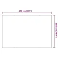 Auvent vertical Anthracite 180x800 cm Tissu oxford