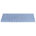 Auvent de bistro 400x120 cm Bleu et blanc