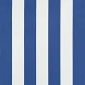 Auvent de bistro 400x120 cm Bleu et blanc