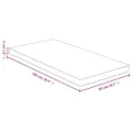 Dessus de table 50x100x4 cm bambou