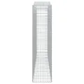 Paniers à gabions arqués 9 pcs 400x50x200/220 cm Fer galvanisé