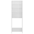 Meuble pour machine à laver blanc brillant 64x24x190 cm