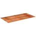 Dessus de table bois massif d'acacia 15-16 mm 60x120 cm