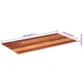 Dessus de table bois massif d'acacia 15-16 mm 60x120 cm