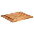 Dessus de table bois massif d'acacia 25-27 mm 70x80 cm