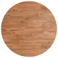 Dessus de table rond Marron clair Ø40x1,5 cm Bois chêne traité