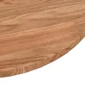 Dessus de table rond Marron clair Ø40x1,5 cm Bois chêne traité