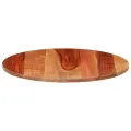 Dessus de table bois massif d'acacia rond 15-16 mm 50 cm