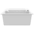 Évier de cuisine Granit Double lavabo Blanc