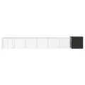 Poulailler Anthracite 700x91x100 cm Acier galvanisé