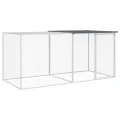 Poulailler avec toit anthracite 203x98x90 cm acier galvanisé
