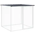 Poulailler avec toit anthracite 203x98x90 cm acier galvanisé