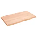Dessus de table bois massif traité bordure assortie