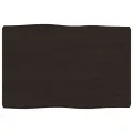Dessus de table bois massif traité bordure assortie
